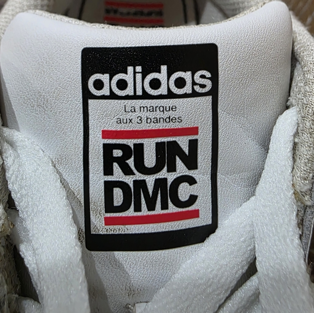 Adidas Run Dmc X Superstar '50Th Anniversary', Kids Size 12 - Picture 8 of 9